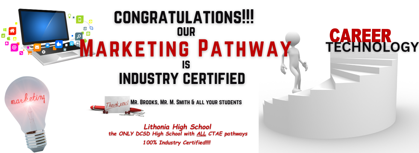 Congratulations Marketing Pathway CTAE 