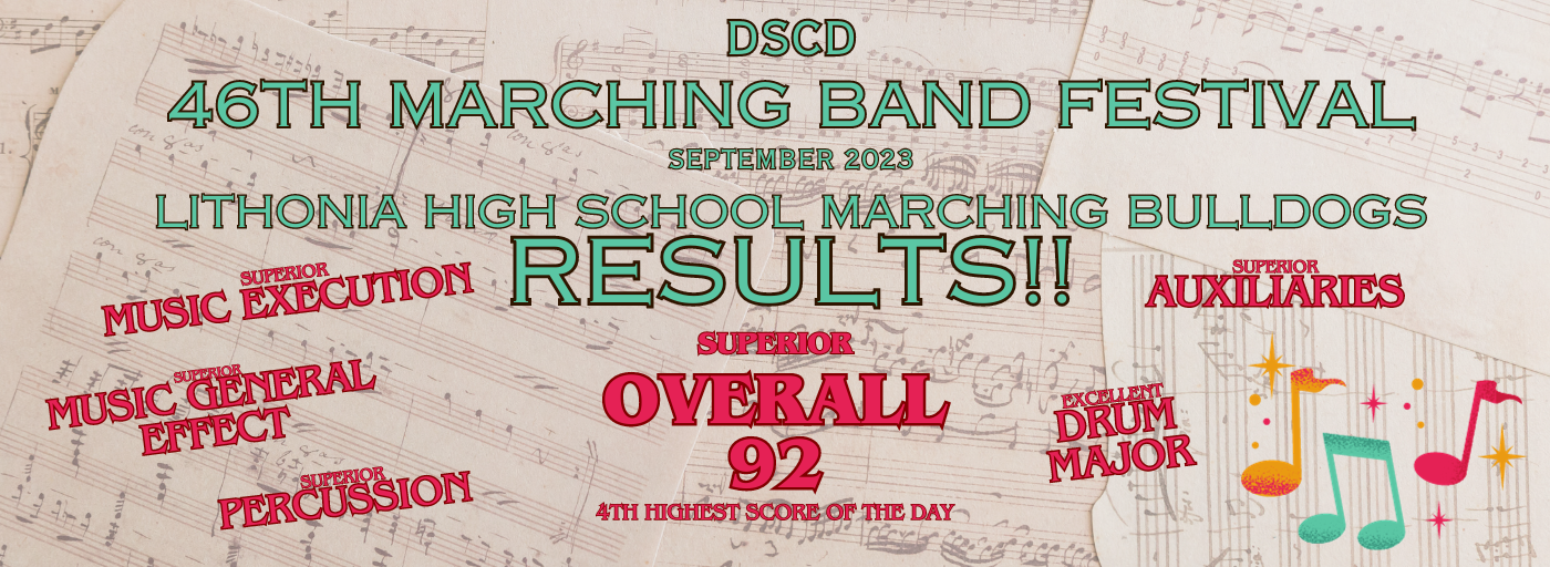 LHS BAND FESTIVAL RESULTS