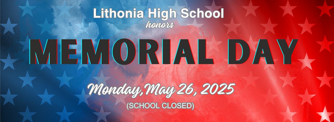Memorial Day 5/26/25 no school